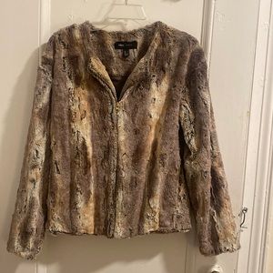 Mango Faux Fur Jacket